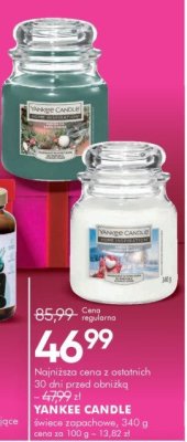 Świece zapachowe YANKEE CANDLE, 340 g promocja w Super-Pharm