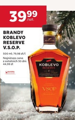 Brandy Koblevo Reserve V.S.O.P. 500 ml promocja w Stokrotka