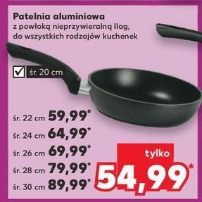 Patelnia aluminiowa 26 cm promocja