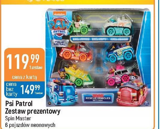 Autka psi patrol Spin master promocja