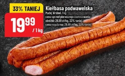 Kiełbasa podwawelska Radej Wróbel promocja w POLOmarket