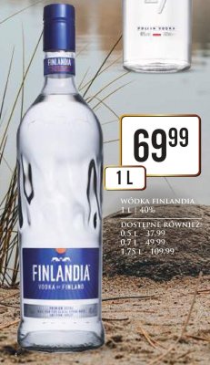 Wódka Finlandia 1 L | 40% promocja w Dino