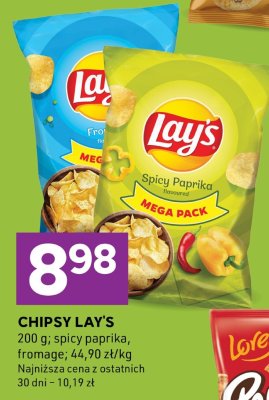 Chipsy Lay's spicy paprika promocja w Stokrotka