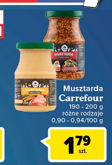Musztarda chrzanowa Carrefour promocja