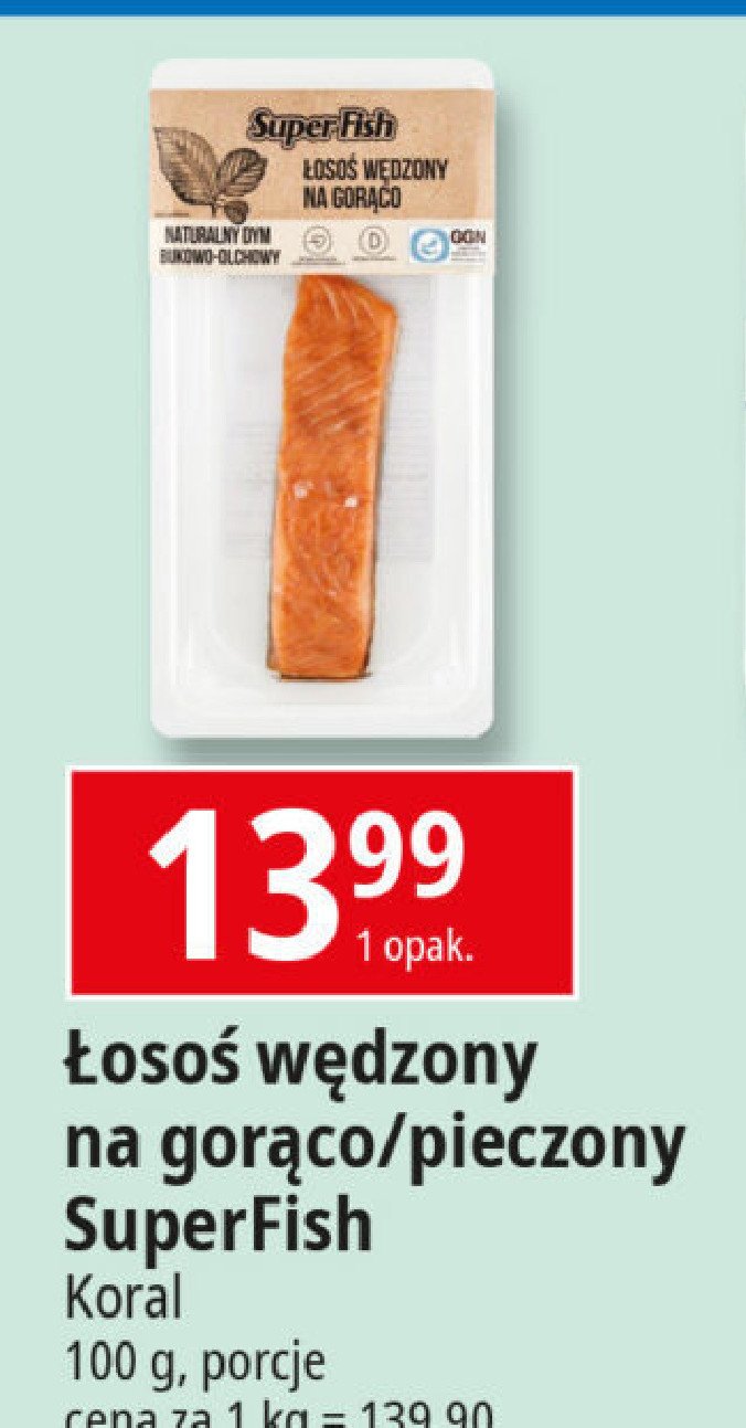 Łosoś atlantycki pieczony Superfish promocja