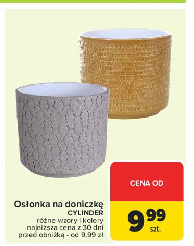 Osłonka ceramiczna cylinder promocja w Carrefour Market