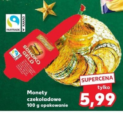Czekolada Monety czekoladowe promocja w Kaufland