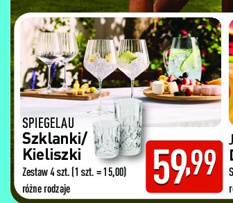 Kieliszki do ginu Spiegelau promocja w Aldi