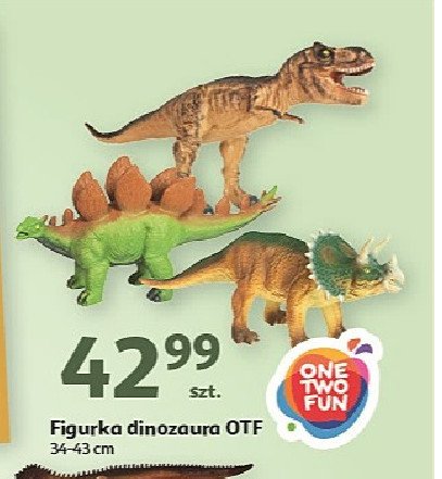 Figurka dinozaur One two fun promocja