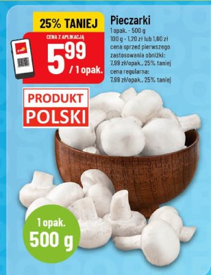 Pieczarki promocja w POLOmarket