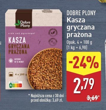 Kasza gryczana prażona Dobre plony promocja w Aldi