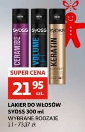 Lakier do włosów Syoss keratin promocja