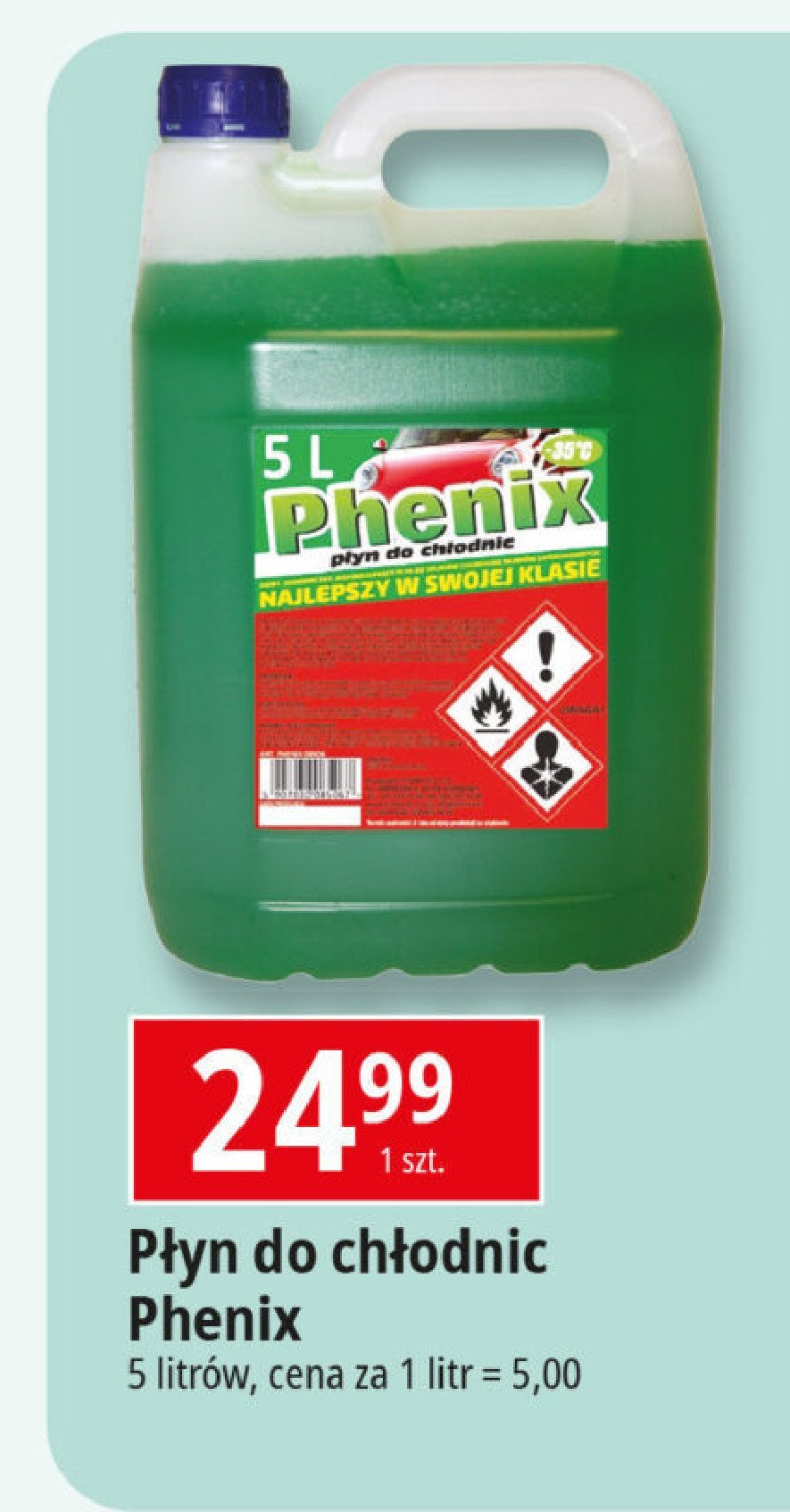 Płyn do chłodnic do -35 c Phenix promocja