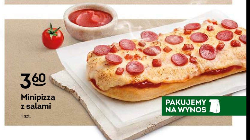 Minipizza z salami Żabka cafe promocja