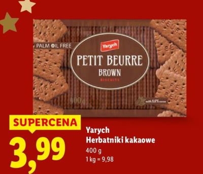 Herbatniki kakaowe promocja w Lidl