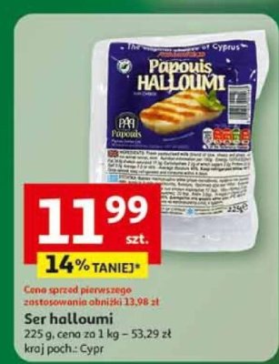 Ser halloumi Prymas promocja w Auchan