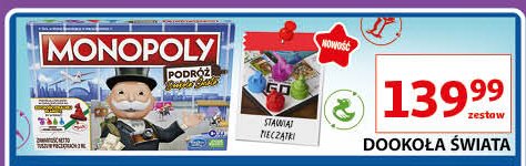Gra monopoly dookoła świata Hasbro promocja
