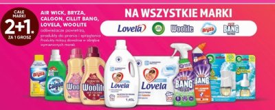 Produkty do prania AIR WICK, BRYZA, CALGON, CILLIT BANG, LOVELA, WOOLITE promocja w Super-Pharm