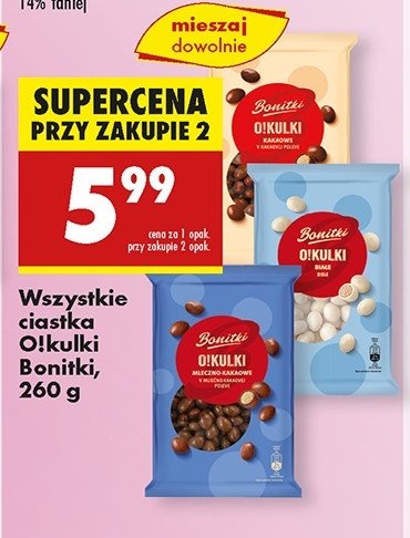 Kulki w czekoladzie deserowej Bonitki promocja