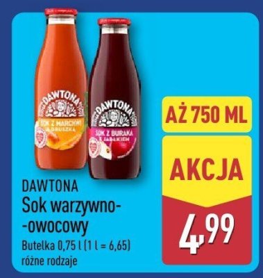 Sok warzywno-owocowy Dawtona promocja w Aldi