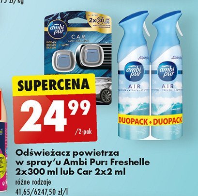 Odświeżacz powietrza ocean and wind Ambi pur promocja