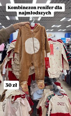 Kombinezon renifer dla najmłodszych promocja w Pepco
