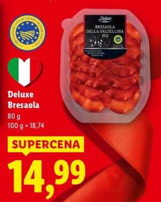 Bresaola Deluxe promocja w Lidl