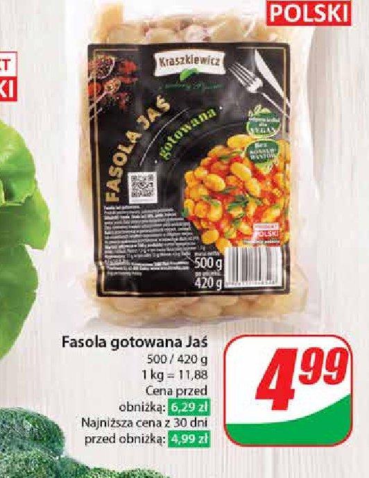 Fasola gotowana jaś Kraszkiewicz promocja