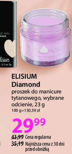 Puder do manicure diamond provence violet dv412 ELISIUM ELISIUM-NAILS promocja w Hebe