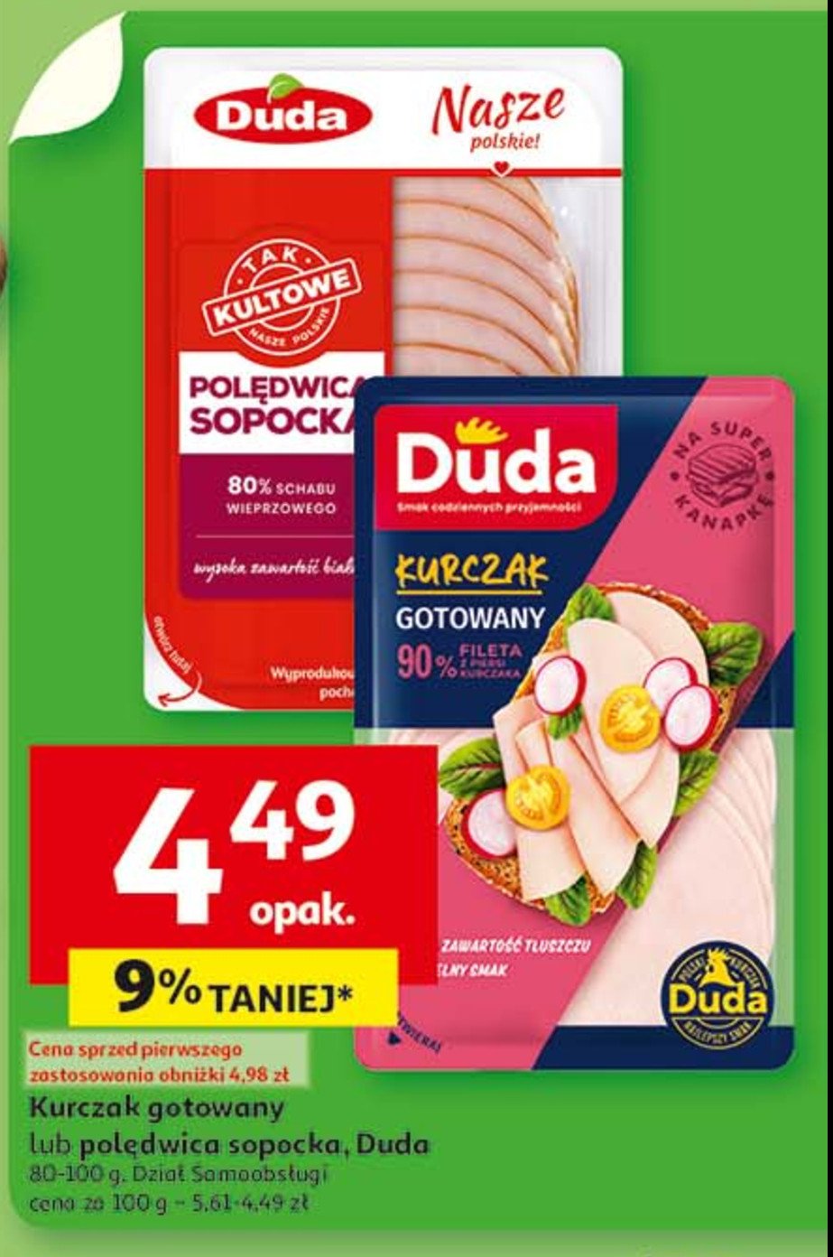 Poledwica sopocka Silesia duda specialite nasze polskie! promocja w Auchan
