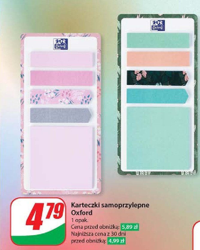 Karteczki samoprzylepne Oxford promocja
