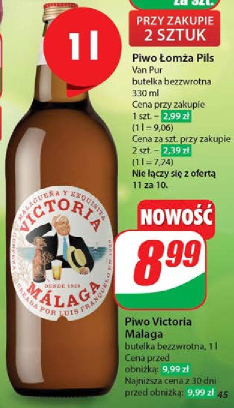 Piwo Victoria malaga promocja