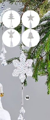 Wisząca ozdoba z efektem benzymy, różne rodzaje promocja w Netto