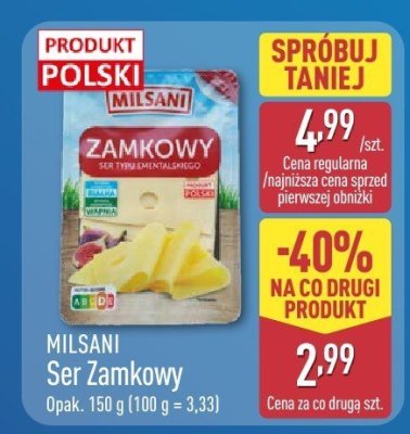 Ser Zamkowy  promocja w Aldi
