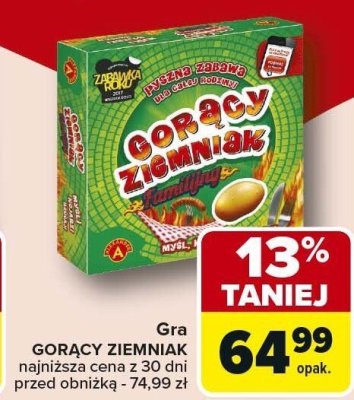 Gra GORĄCY ZIEMNIAK promocja w Carrefour
