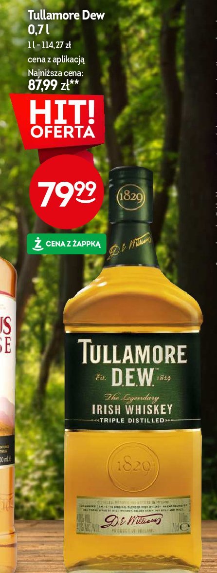 Whiskey Tullamore dew original promocja w Żabka