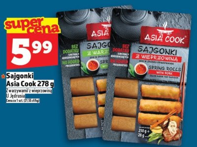 Sajgonki Asia Cook 278 g promocja w TOPAZ