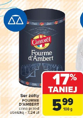 Ser fourme d'ambert Cantorel promocja