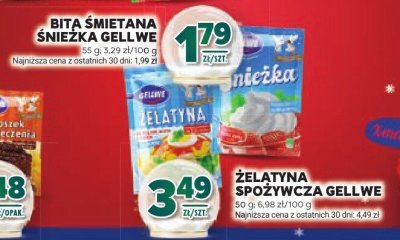 Żelatyna spożywcza Gellwe promocja w Stokrotka