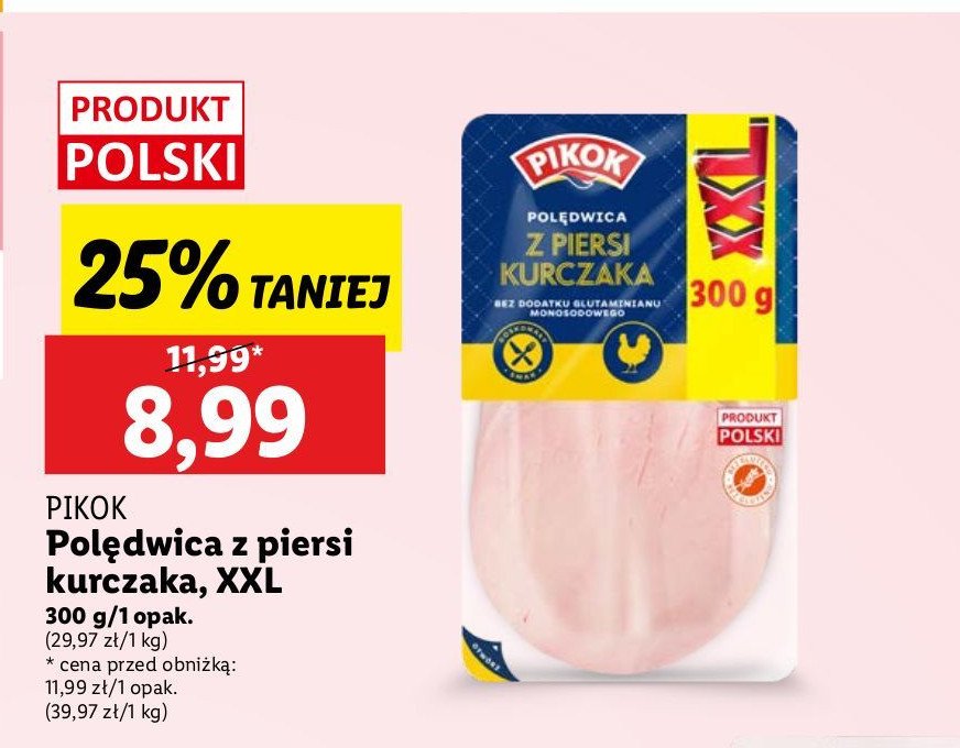 Polędwica z piersi kurczaka Pikok promocja