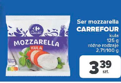 Mozzarella kila classic Carrefour promocja