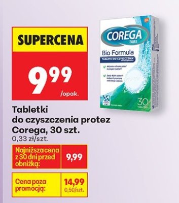 Tabletki do czyszczenia protez, 30 szt. promocja w Biedronka