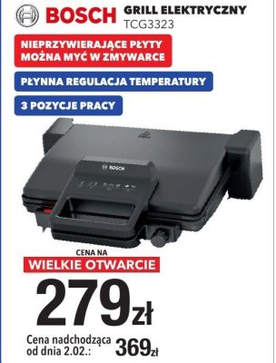 Grill elektryczny TCG3323 promocja w RTV EURO AGD