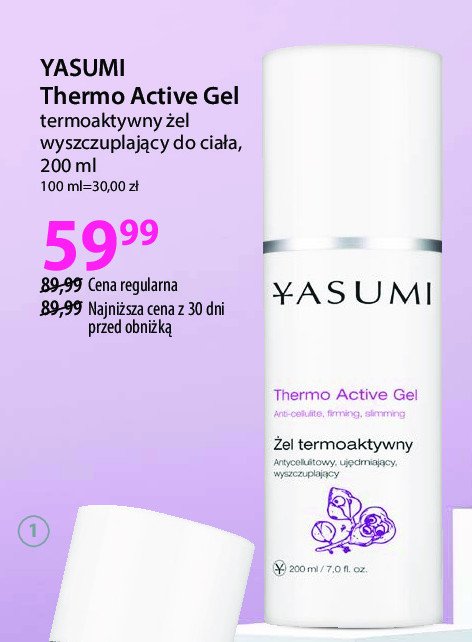 Żel do ciała termoaktywny Yasumi promocja