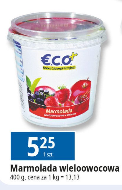 Marmolada wieloowocowa Eco+ promocja w Leclerc