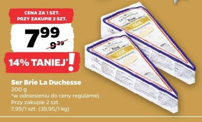Ser Brie La Duchesse promocja w Netto