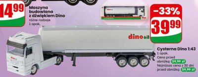 Cysterna Dino 1:43 promocja w Dino