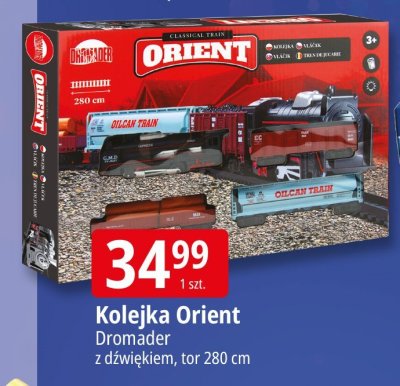 Kolejka Orient Dromader z dźwiękiem, tor 280 cm promocja w Leclerc