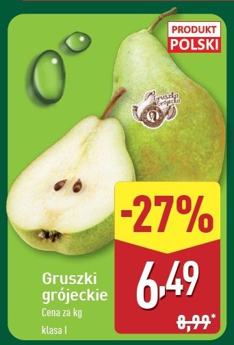 Gruszki grójeckie promocja