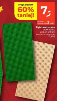 Płyta konstrukcyjna różne kolory wym. 24 x 24 cm promocja w Dealz
